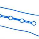 VS50530R Engine Head Valve Cover Gasket Seal HS250h Vibe for Toyota Camry Corolla Matrix RAV4 Solara 2AZ-FXE 1AZ-FE L4 2.4L 2.0L Valve Cover Gasket 11213-28021 112130H010 11213-0H010 VS50362 0361639