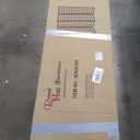 Roundhill Furniture Oriental Shoji 4 Panel Screen Room Divider, Natual