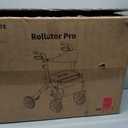 WALK MATE Rollator Walker for Seniors with Seat 5.3~7ft Tall