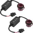 LED Decoder, 2pcs 3157A LED Anti Hyper Flash Error Cancel Canbus Brake Decoder Adapter Universal Fit for Most Cars