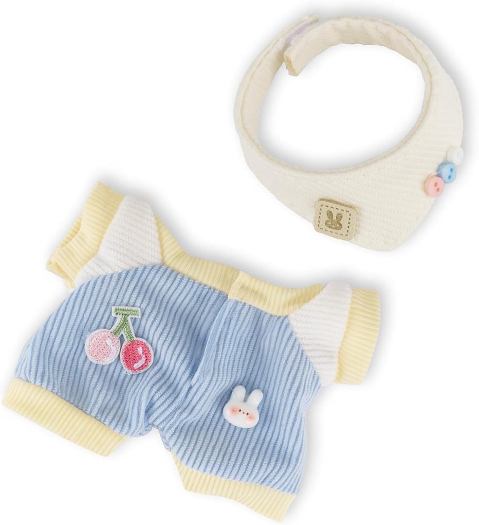 17cm Doll Clothes  Cute Outfit Set with Accessories for 17cm Dolls, Handmade Fashion for Dress-Up and Collectible Display (No Doll) Cute Style