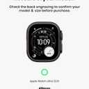 amBand Rugged Case with Band for Apple Watch Ultra 3/2/1 49mm, M3 Military Grade Shockproof Cover, Includes Screen Protector Kit, Tactical Band for Men - Compatible with iWatch Ultra, Matte Black
