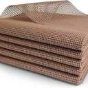 Shelf Liner Non Adhesive Cabinet and Drawer Liner,Upgrade Durable Folded Slip Great Grip Liners for Kitchen Cabinets, Storage, Desks, Dresser, 11.8 in x 9.8 ft, Wheat