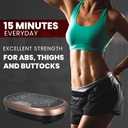 EILISON FitMaxx 3D XL Vibration Plate Exercise Machine - Whole Body Workout Vibration Platform w/Loop Bands - Lymphatic Drainage Machine for Weight Loss, Shaping, Recovery