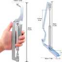 2 PCS Gas Struts Support System for Deck Box Hinges, Heavy Duty Deck Box Gas Strut