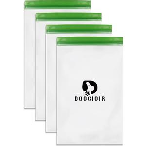 Reusable Odor Proof Storage Bags - 12x20 Inch Double Seal Odor Barrier Bags for Backpacking, Camping and Household, Lock in Odors, Keep Contents Fresh and Waterproof, 4 Pack