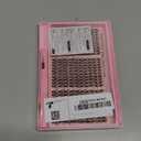 Lash Clusters Kit Wispy Eyelash Clusters Lashes Natural DIY Lash Extension Kit 10-16mm Cluster Eyelash Extensions Kit 300pcs C Curl Individual Lashes Cluster Eyelash (No Tweezers)