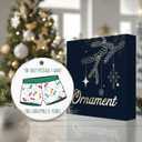2 x Funny Adult Ornament 2025  The Only Package I Want This Christmas is Yours Holiday Dcor  Hilarious Romantic Gag Gift for Couples, Friends, Men, Boyfriend, White Elephant Gift Ornament