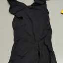 Niipty Shapewear Bodysuit for Women Tummy Control Deep V Neck Compression Butt Lifting Body Shaper Sculpting Top - Black L