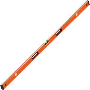 Klein Tools 93572 72-Inch Box Level, 6-Foot Box Beam Spirit Level, 3 Vials, High Visibility Orange, Aluminum Body