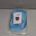Sky Blue Wig with Bangs Short Light Blue Bob Wig Wavy Curly Wigs Synthetic Hair Wigs (Small Size)