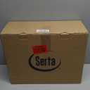 Serta Goose Feather Down Fiber Cotton Comforter King Size - 100% Cotton Duvet Insert - Hotel Luxury Hypoallergenic Bedding Comforter All Season Medium Warmth 106 x 90 Inch White