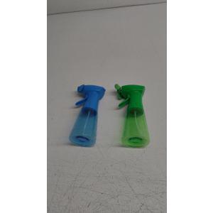 2 Pack Elite Handheld Water Misting Fans Portable Battery Powered Compact Cooling Fan for Home Office and Outdoors (Blue/Green)