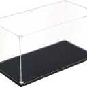 Clear Acrylic Display Case ,Self-Assemble Showcase for Collectibles, Action Figures, Dolls- Alternative Glass Box for Commemorative Gifts(16x8x8 inches, 40x20x20 cm)