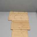 Bamboo Cutting Boards for Kitchen Set of 3, Bamboo Wood Cutting Boards with Juice Grooves, Chopping Board Meat Fruit Vegetable Charcuterie Board for Meat, Vegetables, Fruits, Cheese Square