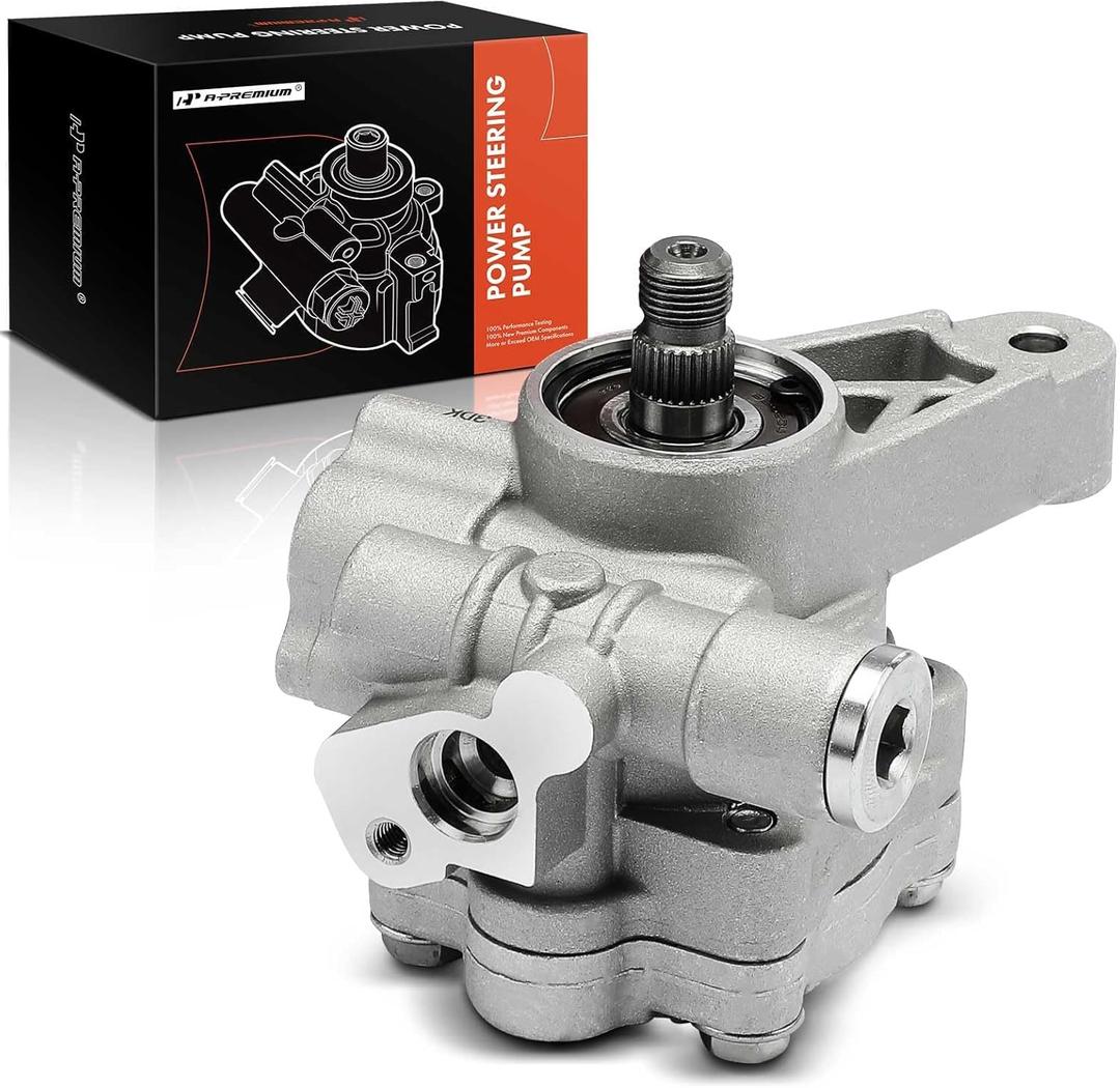 A-Premium Power Steering Pump Compatible with Honda Prelude 1997 1998 1999 2000 2001, 2.2L, Replace # 56110P5M003, 56110P5M013