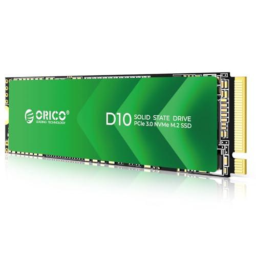 Amazon.com: ORICO 128GB M.2 NVMe SSD, PCIe Gen3x4 2280 SSD - Up to 1700MB/s, Internal Solid State Drive with TLC NAND Flash, Compatible with Raspberry Pi 5 Desktop Laptop - D10 : Electronics