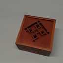 Bits and Pieces - The Emperor's Secret Puzzle Box - Wooden Brainteaser - Secret Compartment Brain Game for Adults - Stash Your Valuables