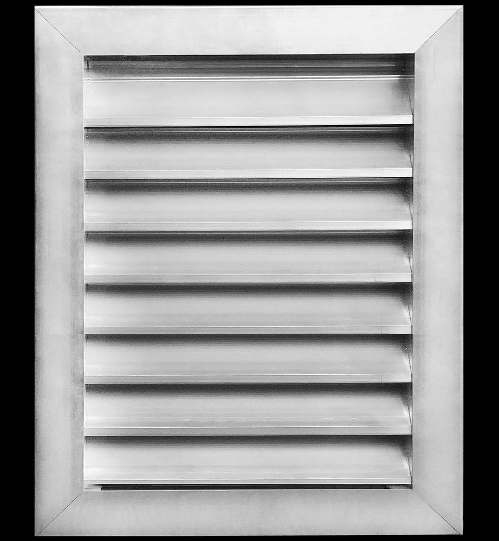HVAC Premium 16"W x 18"H Aluminum Exterior Gable Louver Vent for Walls & Crawlspace - Weather-Resistant Air Grille with Screen Mesh - [Outer Dimensions 17.75"W x 19.75"H]
