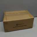 Brightown 4.3 Inch Mini Ceramic Christmas Tree Set - 4 Pack Tabletop Christmas Tree with Multicolored LED Lights, Battery Operated Small Lighted Tree for Home Office Table Holiday Decor, 4 Colors (Green + White + Pink + Light Green)