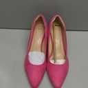 mysoft Kitten Heels for Women Low Heel Pumps 2 Inch Closed Toe Wedding Dress Shoes, 9.5