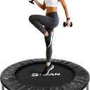 BCAN 36 Mini Trampoline Rebounder Trampoline for Adults Max Load 170lbs Small Trampoline Exercise Trampoline Fitness Trampoline Indoor/Garden Workout