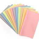 AIMI Assorted Colors Microfiber Cleaning Cloths - 6" x 7" Microfiber Glasses Cloth - Great for Cleaning Eyeglasses, Cell Phones, Screens, Lenses, Glasses and All Delicate Surface (12 Pack Multi-Color)