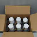 Porcelain Coffee Mugs Set of 6 - White and Gold with Gold Handle, 12 Oz Luxury Cup Set, Dishwasher Safe, Elegant Gift