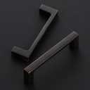 Ravinte 30 Pack Solid 3-1/2 Inch Kitchen Square Cabinet Handles Oil-Rubbed Bronze Cabinet Pulls Drawer Pulls Kitchen Cabinet Hardware Kitchen Handles