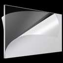 Roowest 1 Pcs 24 x 48 Inch, 1/4 Inch Thick Clear Acrylic Plexiglass Sheets Transparent Plastic Panels Sheets Cut to Size Cast Acrylic Board Panel with Protective Film for Craft DIY Project Sign Frame