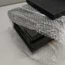 WOPITUES Wood Floating Shelves Set of 6, 24 inch Long Floating Shelves for Wall Decor, Farmhouse Shelf for Bedroom, Bathroom Storage Shelves, Book Shelves for Living Room - Black