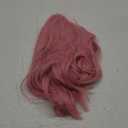 VCKOVCKO 14Inches Loose Wave Bob Wig Wavy Pink Bob Wig with Air Bang Curly Hair Wigs Synthetic Cosplay Party Wigs for Women (14Inches,Solid Pink)