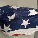 72" Inflatable American Flag Pool Floats Adults, Inflatable Tanning Pool Raft with Patriotic US Stars Cool Water Swimming Pool Floaties Lake Lounger Pool Float for Adults 250th Anniversary 4th of July
