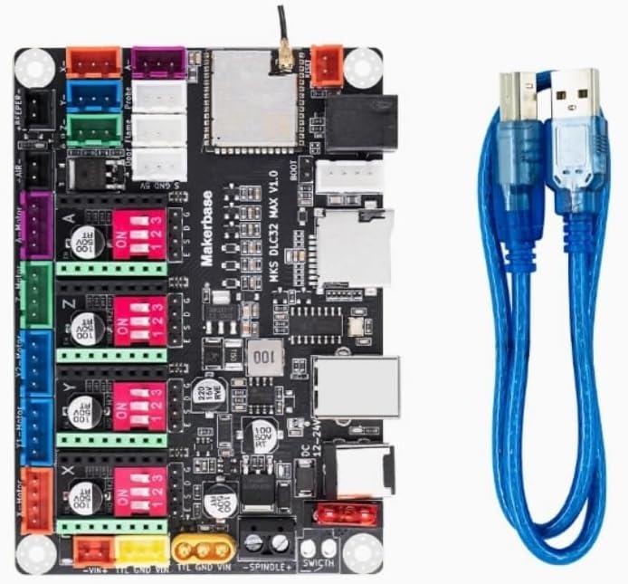 CNC Controller 4 axis MKS DLC32 MAX Expansion Card GRBL 32 bit ESP32 Shield Breakout Board Engraving Machine Upgrade Parts