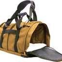 SturdiBag XL Pet Travel Carrier: Flexible Height for Cat and Dog Soft Sided with Safety Clips and Seatbelt Straps | Earthy TAN, 20" x 16" x 12" (PN: SB3-PRO-ET)