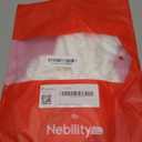 Nebility Thong Shapewear Bodysuit for Women Tummy Control Body Shaper Faja Seamless Waist Trainer Corset Stomach Girdles Small White