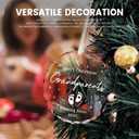 2 x First Time Grandparents Gifts - Christmas Ornaments, Baby Pregnancy Announcement, New Grandma Gift Ideas - Baby Announcements (2024)