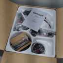 Ceiling Fans with Lights 52 Inch, Black Smart Ceiling Fan Compatible with Alexa/App/Remote Control, 5 Two-Sided Blades, Ultra Silent Reversible DC Motor LED fan for Bedroom, Living Room