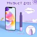 Kid-Friendly Stylus Pens for Touch Screens with Tethers - Mixoo Anti-Rolling Tablet Stylus 2 Pack for Kids, Compatible with iPad, iPhone, Tablets, Kindle and All Touch Screen Devices (Blue+Purple)