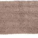 Chenille Non- Bath Mat Extra Thick Bathroom Rug for Entryway Absorbent Easy Care Floor Mat Non- Backing for Kitchen Bathroom Use