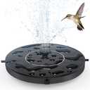 Solar Fountain Water Pump for Bird Bath, Floating Solar Powered Water Fountain Pump for Bird Bath, Garden, Pond, Pool, Outdoor (1.4W)