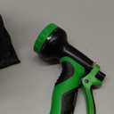 75FT Expandable Garden Hose Pipe 8 Function Spray Nozzle Kink-Free Green