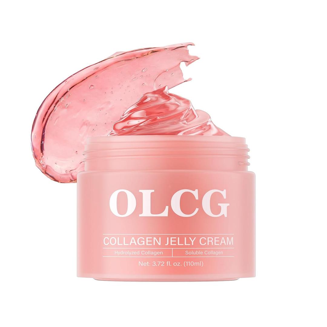 Collagen Jelly Cream A Gel-Textured Moisturizing Cream For Radiant And Plump Skin Contains Hydrolyzed Collagen And Sodium Hyaluronate Suitable For Daily Use