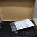 MidWest Homes for Pets 24-Inch iCrate Folding Dog Crate with Divider Panel, Leak-Proof Tray & Secure Latches  Metal Wire Kennel for Small Breeds  Portable, Durable & Easy to Assemble (24.8"L x 17.9"W x 19.5"H, Black)