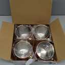 Moscow Mule Mugs Set of 4, 16 OZ Hammered Copper Cups with 304 Stainless Steel Lining and Gold Brass Handles, for Cold Drinks, Beer, Bars, Parties