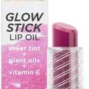 Pacifica Lipstick Oil – Glow Stick Lip Tint Oil - Hydrating Tinted Lip Balm with Vitamin E for Moisturized Lips, Sheer Tint & Natural Gloss, Vegan & Cruelty-Free, 0.14 oz (Sunrise)