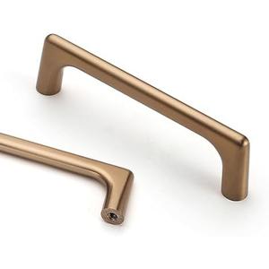 Asidrama 6 Pack 3.75 Inch(96mm) Champagne Bronze Cabinet Pulls Cabinet Handles Cupboard Handles Kitchen Cabinet Hardware for Cupboard Drawer Pulls