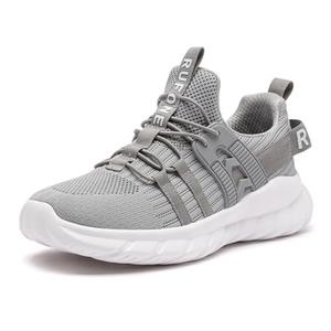 MJQ Kids Tennis Shoes for Boys Girls Lightweight Breathable Sneakers Running Athletic Shoes for Toddler/Little Kid/Big Kid Grey 38