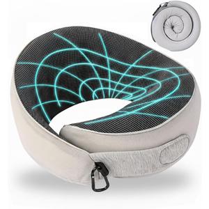 Travel Pillows for Airplanes,Neck Pillow for Traveling, Memory Foam Travel Pillows Neck Support Sleep for Long Flight,Suitable for Airplanes,Offices and Cars (Gray)