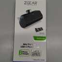 ZGEAR Mini Portable USB-C Power Bank 2 Phone Charges 5000 mAh